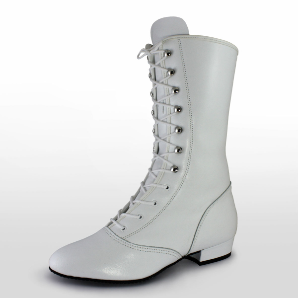 130 Gardestiefel weiß 25mm